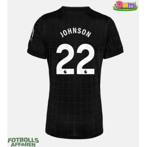 Tottenham Hotspur Brennan Johnson #22 Bortatröja Kvinnor 2025-26 Kortärmad